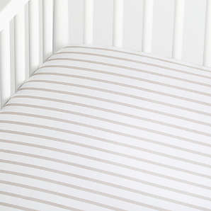 Kids Line Brown Cotton Geometric Print Crib Sheet Bedding Crib BHFO 2541 