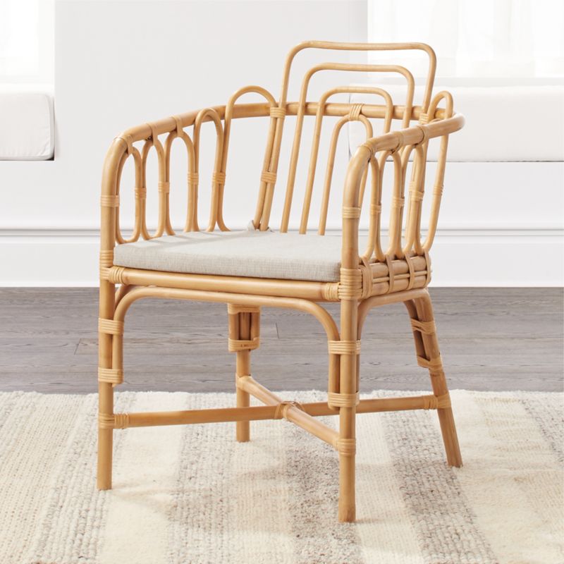 child rattan chair