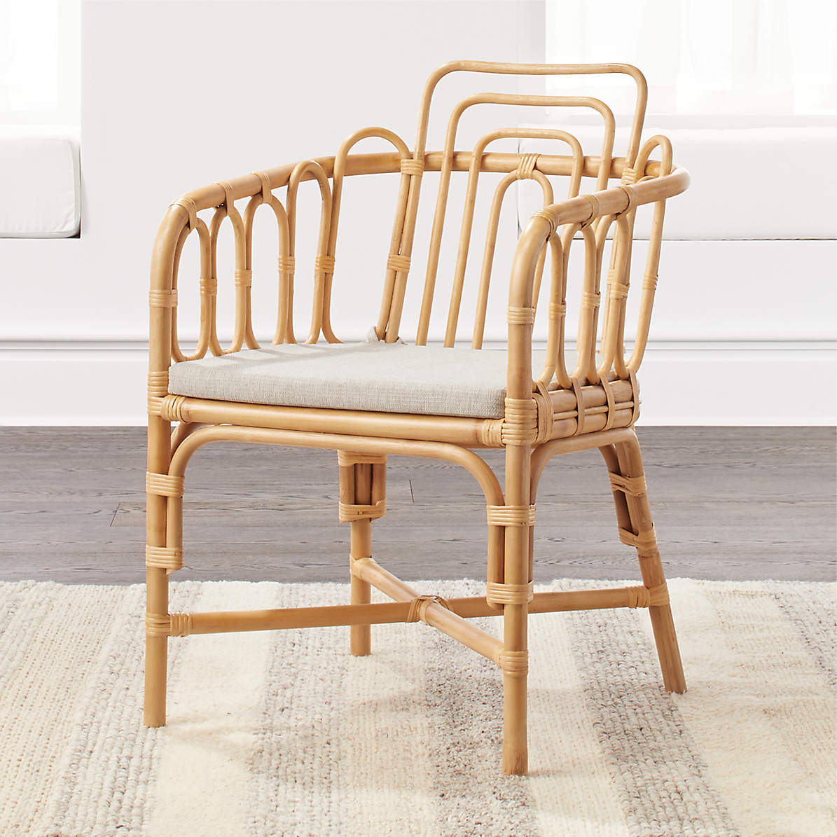 kids rattan chair  reviews  crate and barrel