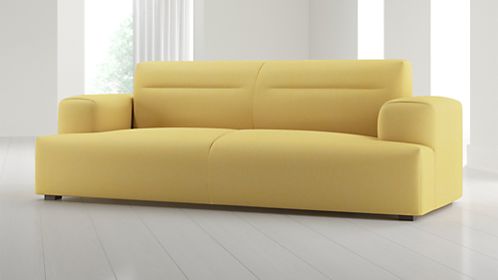Sofas Couches And Loveseats Crate Barrel Kirby Deep Cushion Sofa