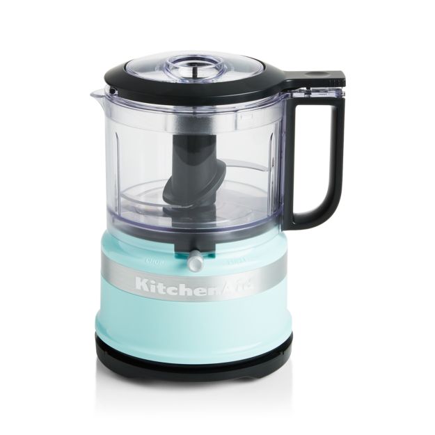 KitchenAid Ice Blue 3.5 Cup Food Chopper + Reviews Crate and Barrel
