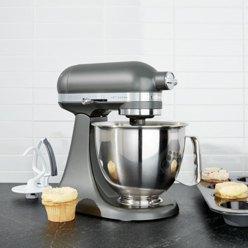 KitchenAid ® Artisan Contour Silver Mini Mixer with Flex Edge Beater
