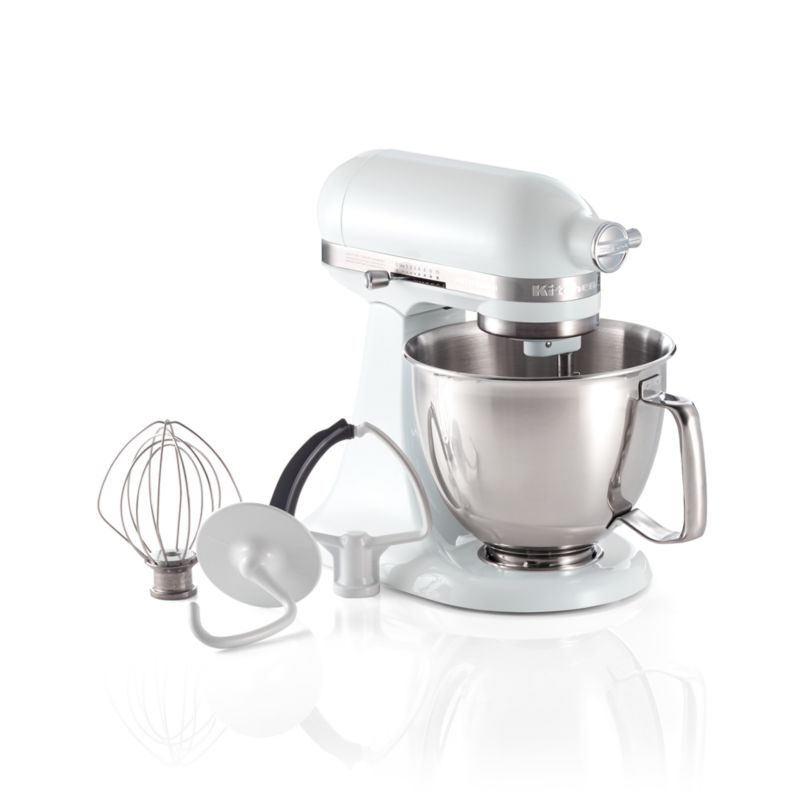 KitchenAid Artisan White Mini Mixer with Flex Edge Beater ...