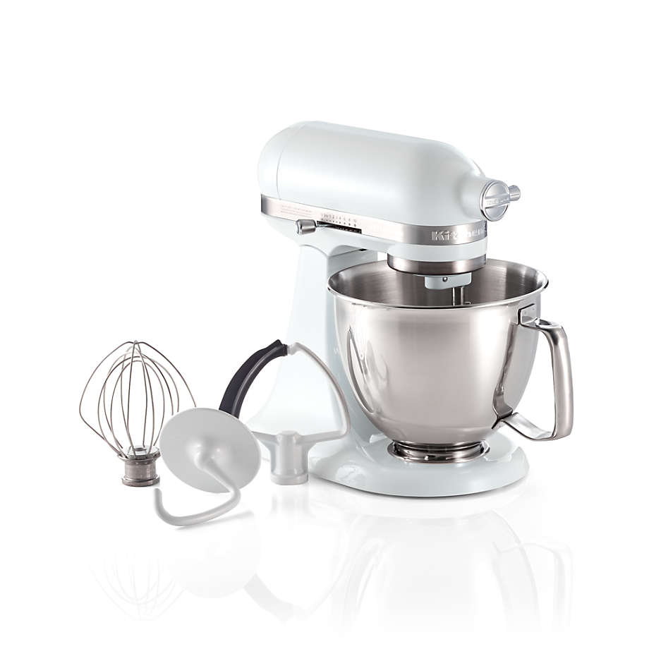 Download KitchenAid Artisan White Mini Mixer with Flex Edge Beater + Reviews | Crate and Barrel