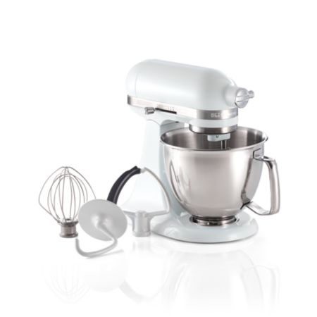 Kitchenaid Artisan White Mini Mixer With Flex Edge Beater