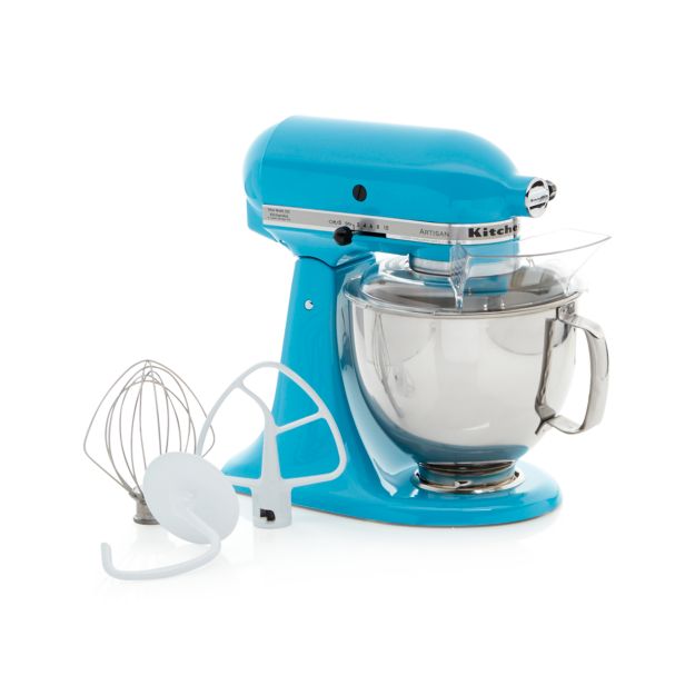KitchenAid Artisan Crystal Blue Stand Mixer + Reviews Crate and Barrel