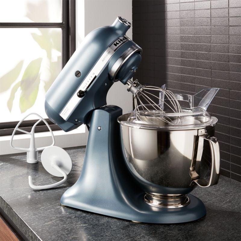 KitchenAid Artisan Steel Blue Stand Mixer + Reviews  Crate and Barrel