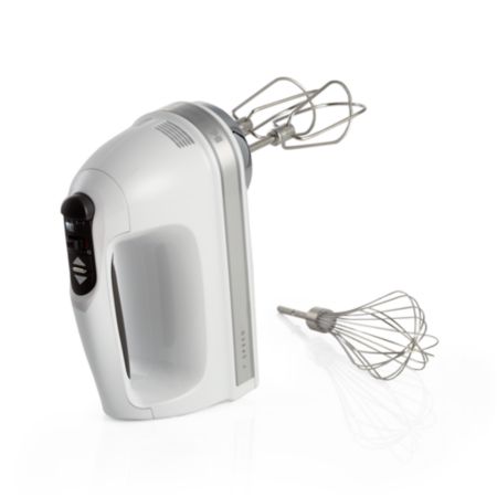 Kitchenaid White 7 Speed Hand Mixer Reviews Crate And Barrel