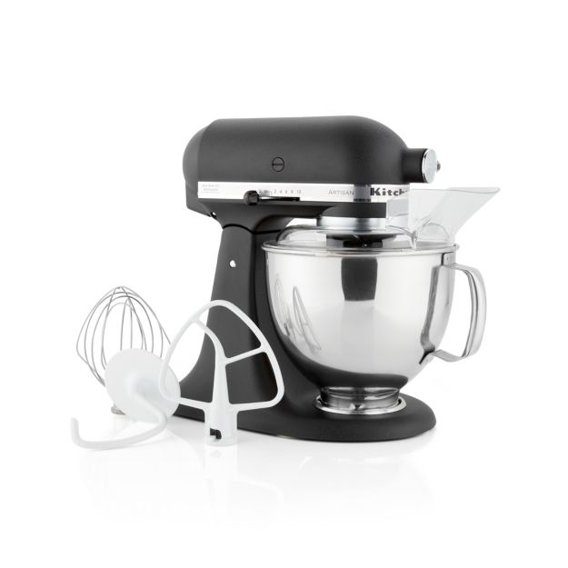 KitchenAid Artisan Cast Iron Black Stand Mixer + Reviews | Crate and Barrel