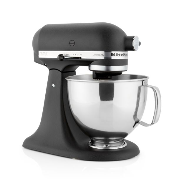 KitchenAid Artisan Cast Iron Black Stand Mixer Crate and Barrel