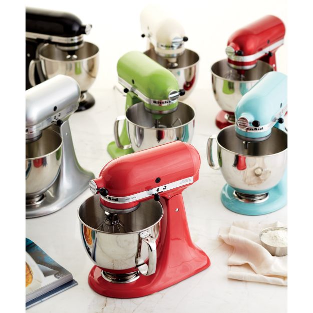 KitchenAid KSM150PSAQ Artisan Aqua Sky Stand Mixer Crate and Barrel