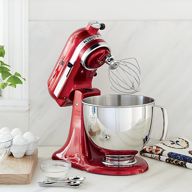 KitchenAid KSM150PSER Artisan Empire Red Stand Mix | Crate and Barrel