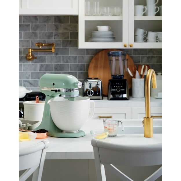 KitchenAid KSM150PSPT Artisan Pistachio Stand Mixe + Reviews Crate