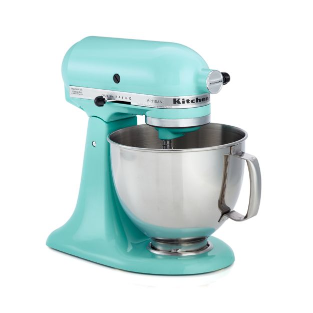 KitchenAid KSM150PSIC Artisan Ice Blue Stand Mixer in Mixers + Reviews