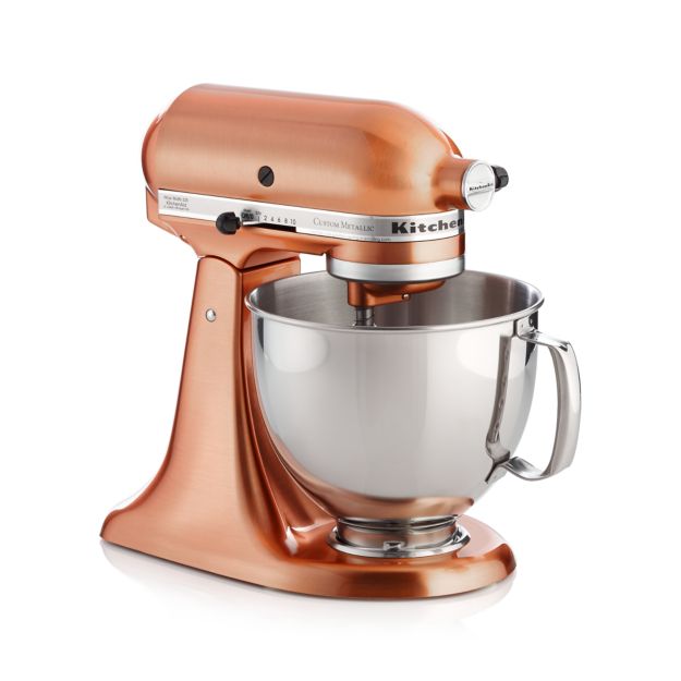 KitchenAid ® Copper Metallic Series Stand Mixer Crate and Barrel