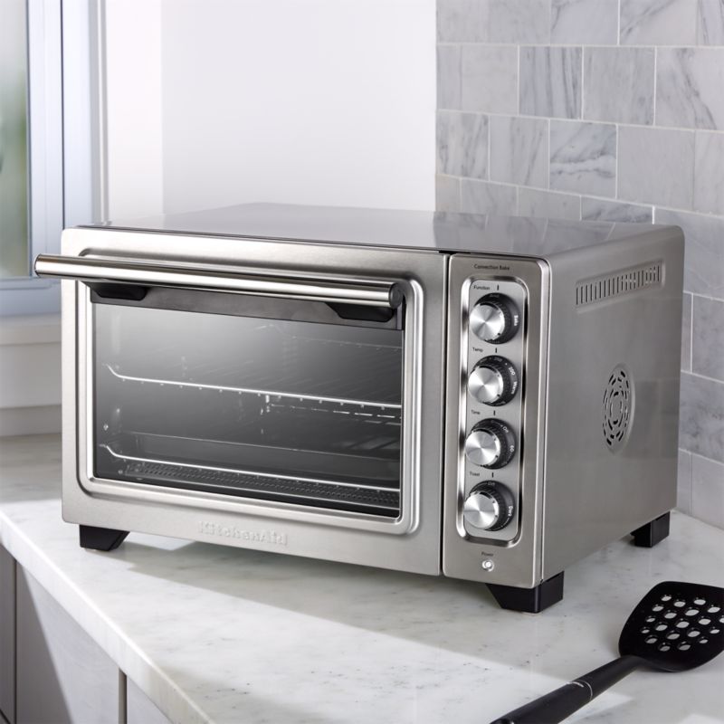 KitchenAid Compact Convection Toaster Oven + Reviews Crate and Barrel