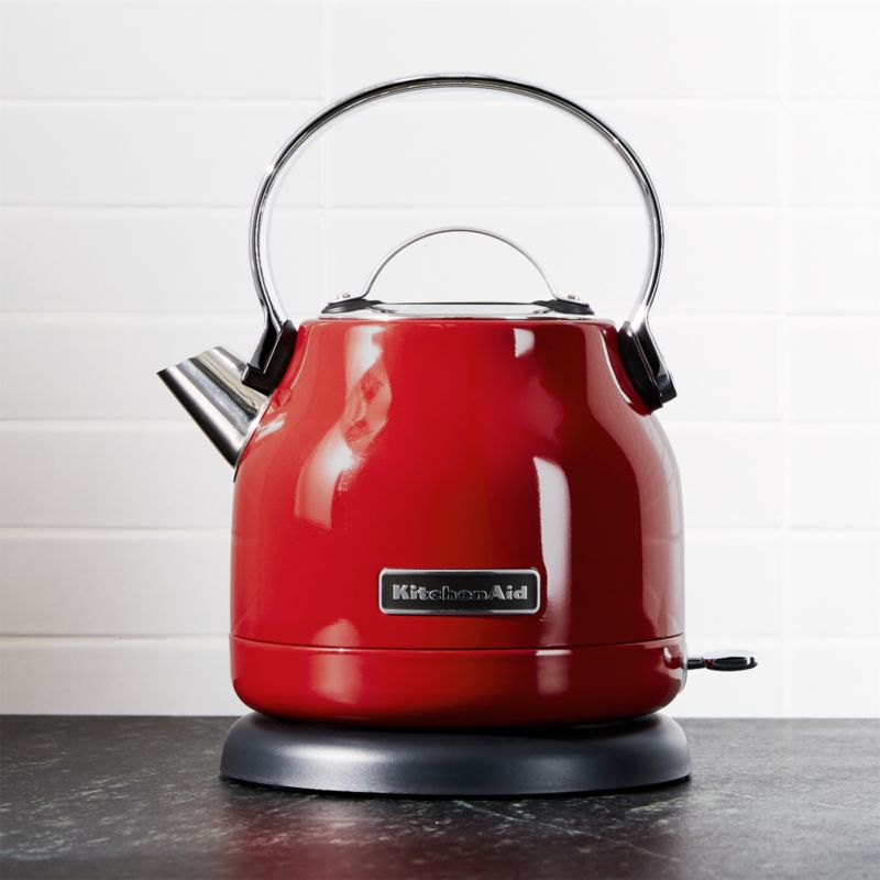 KitchenAid Red Electric Kettle + Reviews Crate and Barrel