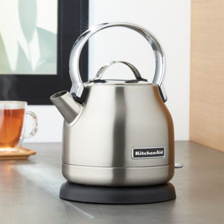 Kitchenaid Silver Electric Kettle Reviews Crate And Barrel