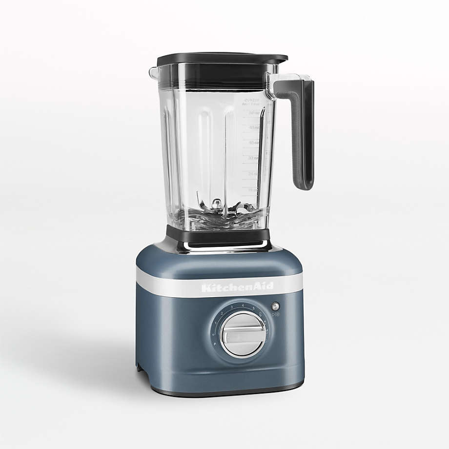 KitchenAid K400 Steel Blue Blender + Reviews Crate and Barrel Canada