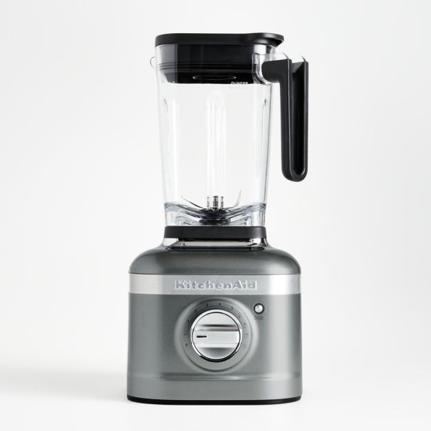 KitchenAid K400 Silver Blender + Reviews Crate and Barrel