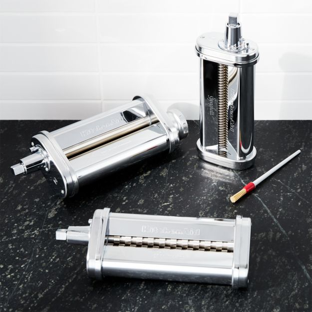 KitchenAid 3Piece Pasta Roller and Cutter Set Crate and Barrel