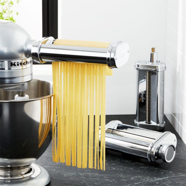 KitchenAid 3Piece Pasta Roller and Cutter Set + Reviews Crate and Barrel