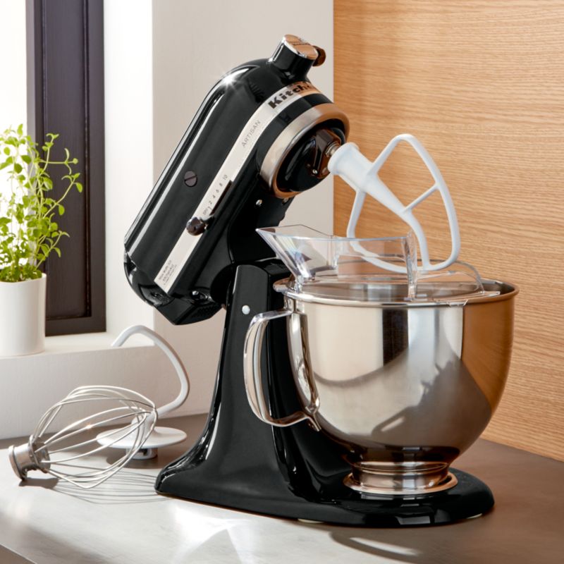 Kitchenaid Ksm Psob Artisan Onyx Black Stand Mix Reviews Crate And Barrel