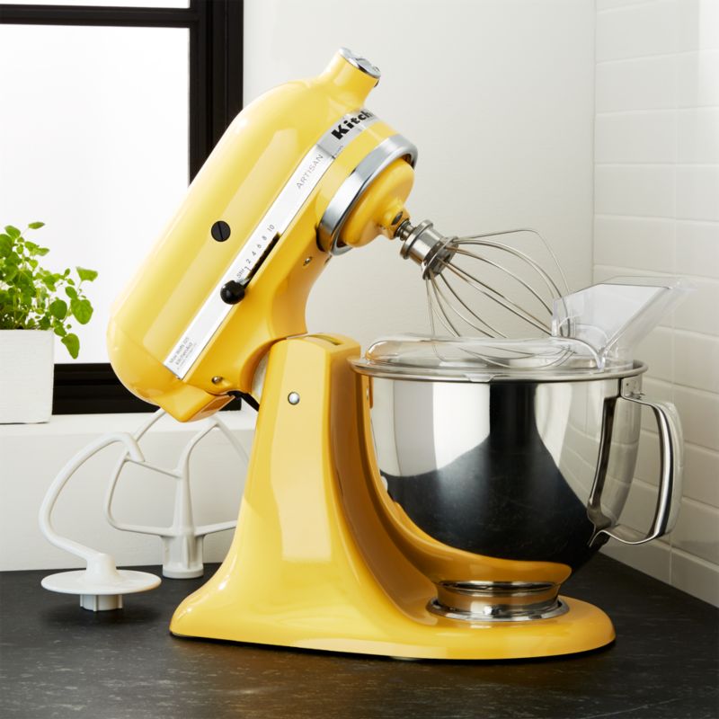 KitchenAid KSM150PSBF Artisan Buttercup Stand Mixe + Reviews Crate