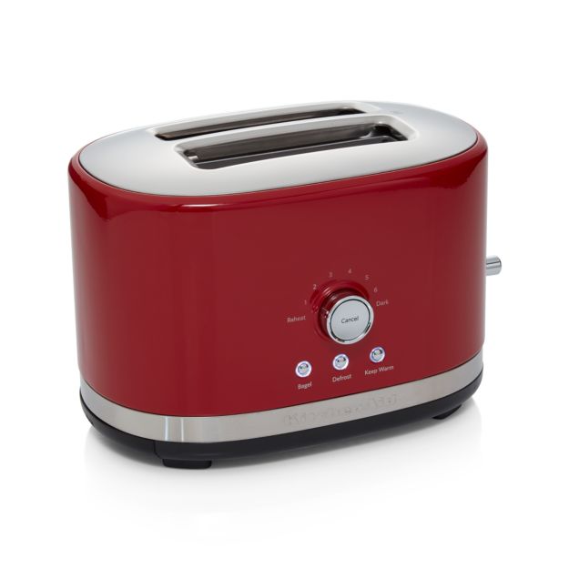 KitchenAid Red 2Slice Toaster in Toasters & Toaster Ovens + Reviews