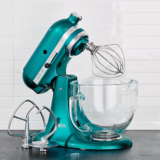 KitchenAid ® Artisan ® Design Series Sea Glass Stand Mixer | Crate and