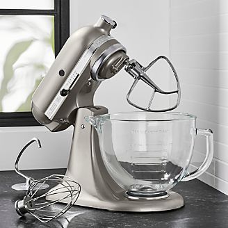 KitchenAid ® Artisan ® Design Series Sugar Pearl Silver Stand Mixer