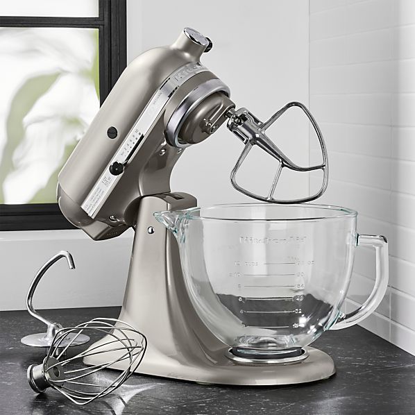 Kitchenaid Artisan Design Series Sugar Pearl Silver Stand Mixer