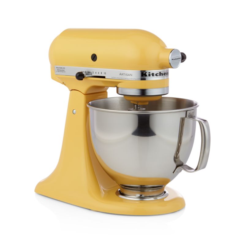 KitchenAid KSM150PSBF Artisan Buttercup Stand Mixe In Mixers Reviews   KitchnAdArtStndMxBtrcF15