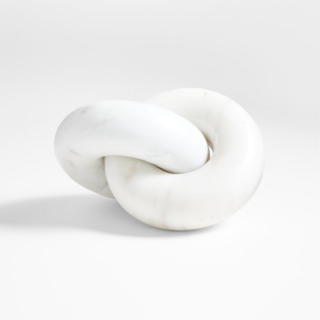 Online Designer Combined Living/Dining White Marble Knot 9