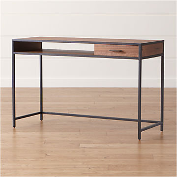 Wood Desks Crate And Barrel