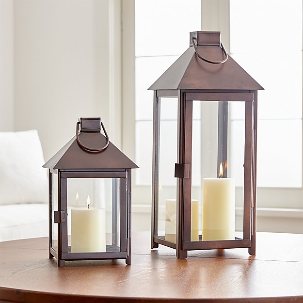 Knox Bronze Lanterns Crate and Barrel