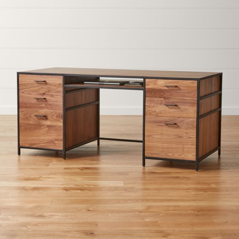 Knox Executive Desk Crate and Barrel