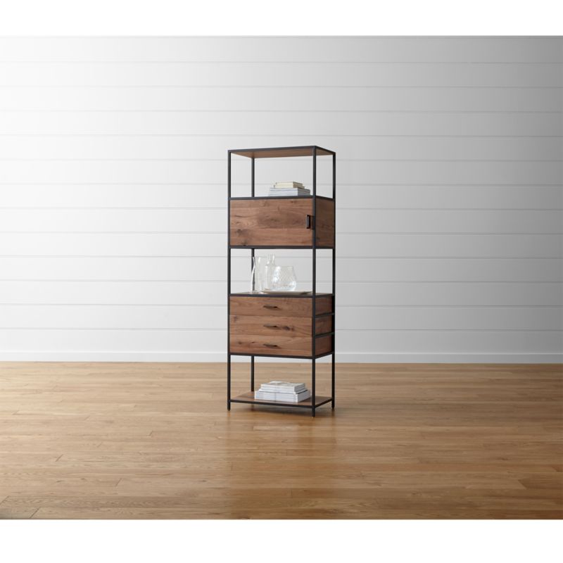 Knox Tall Storage Bookcase Crate and Barrel