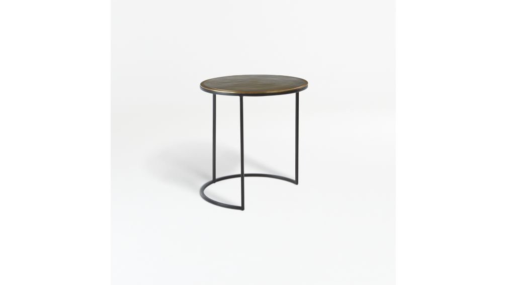 Knurl Large Accent Table + Reviews Crate and Barrel