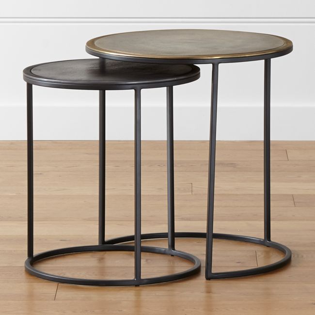 Online Designer Other Knurl Nesting Accent Tables Set of Two