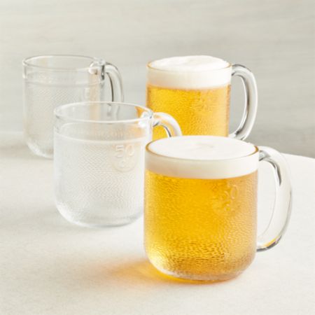 Iittala Krouvi Beer Mugs Set Of 4 Reviews Crate And Barrel