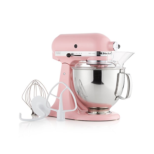 KitchenAid Artisan Guava Glaze Stand Mixer + Reviews Crate and Barrel