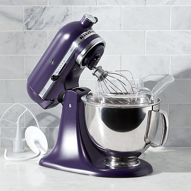KitchenAid ® Artisan Black Violet Stand Mixer Crate and Barrel