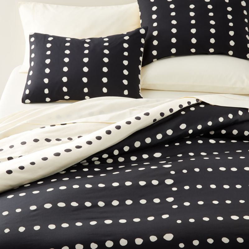 Kya Reversible Full Queen Polka Dot Duvet Cover Reviews Crate