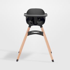 Image of Lalo The Chair 3-in-1 Baby Licorice Black High Chair