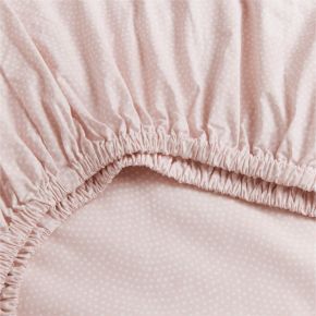 Image of Batik Hushed Violet 100% Organic Cotton Baby Fitted Crib Sheet by Leanne Ford