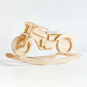 crate and barrel rocking horse