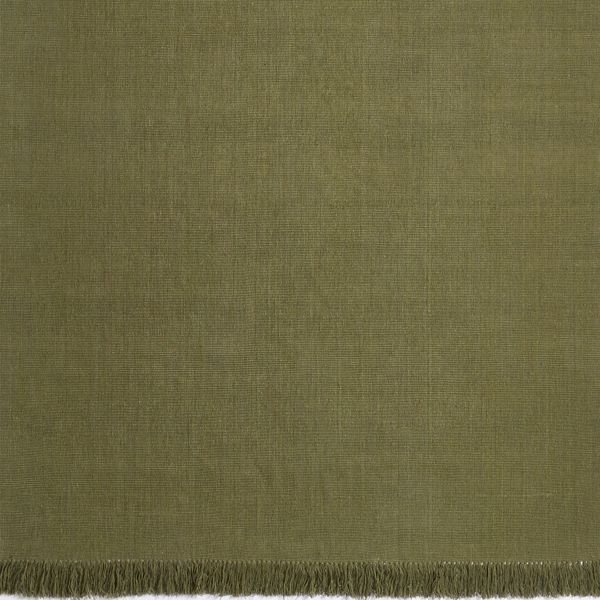 Flatweave Jute Tassel Oregano Green Area Rug Swatch 12