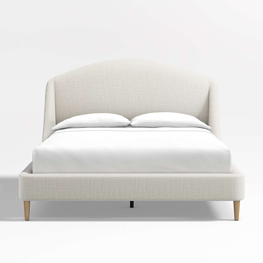 Lafayette Natural Upholstered Bed without Footboard ...