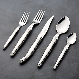 Laguiole ® Brushed Stainless Steel Flatware
